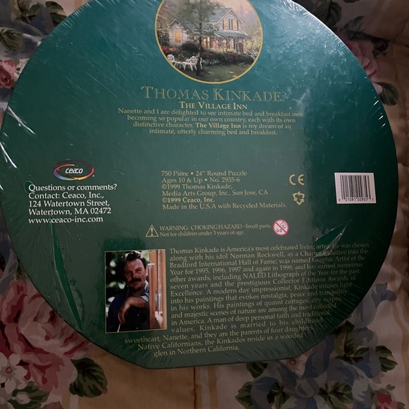 Thomas Kinkade “The Village Inn” Puzzle - Picture 2 of 2